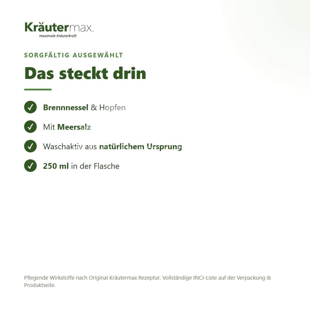Kräutermax Brennnessel Shampoo