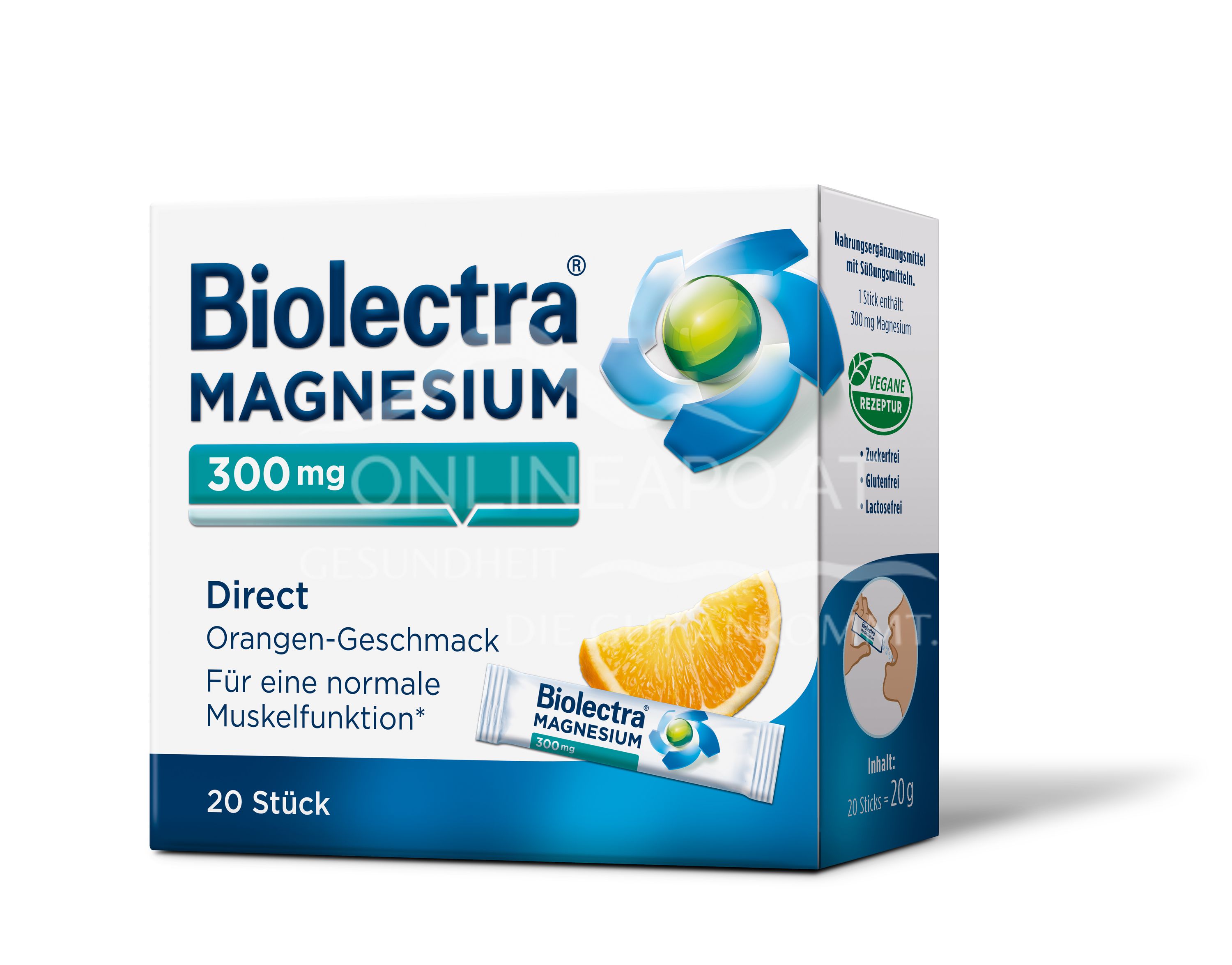 Biolectra® Magnesium 300 mg Direct Orange
