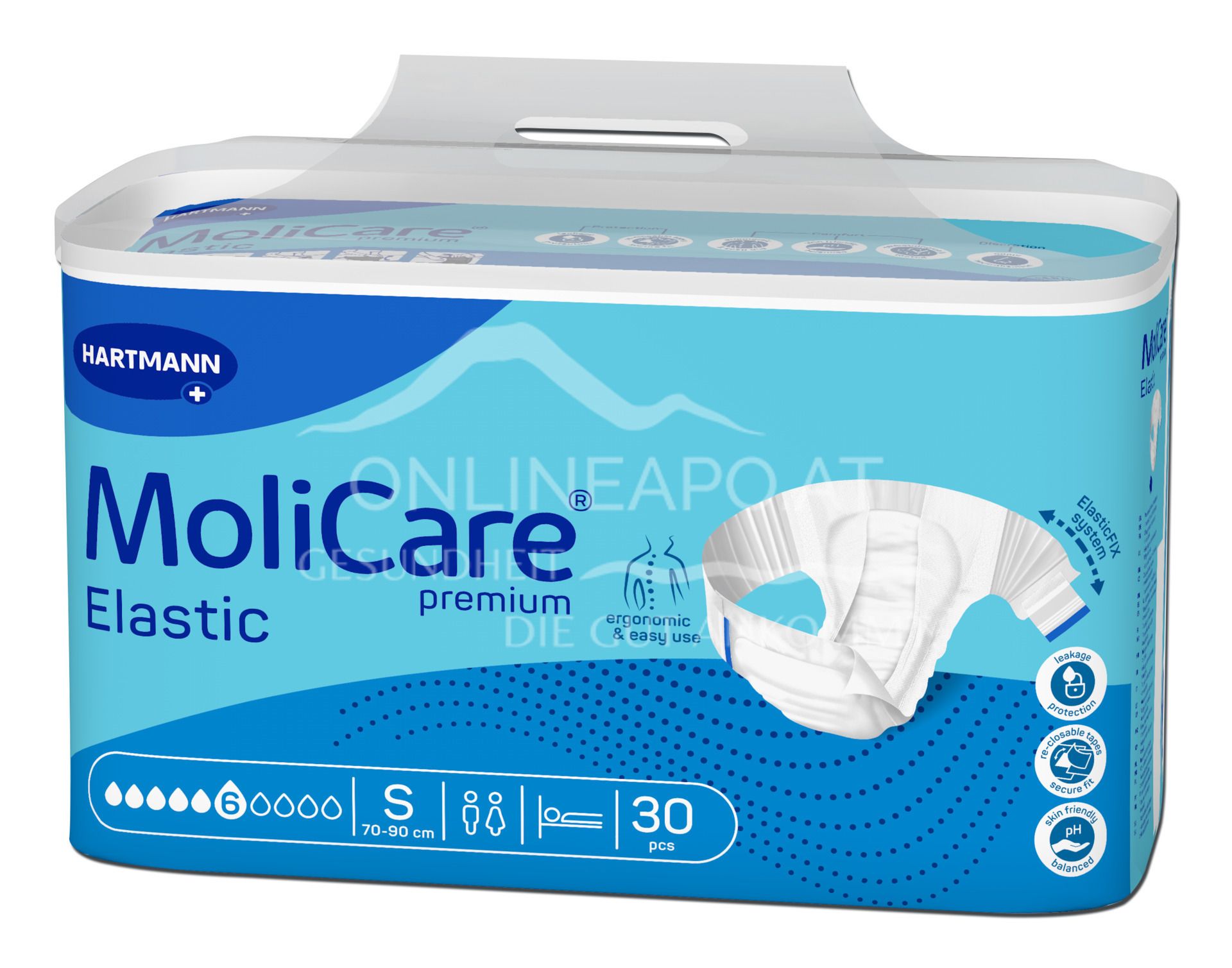 MoliCare® Premium Elastic 10 drops incontinence briefs Medium