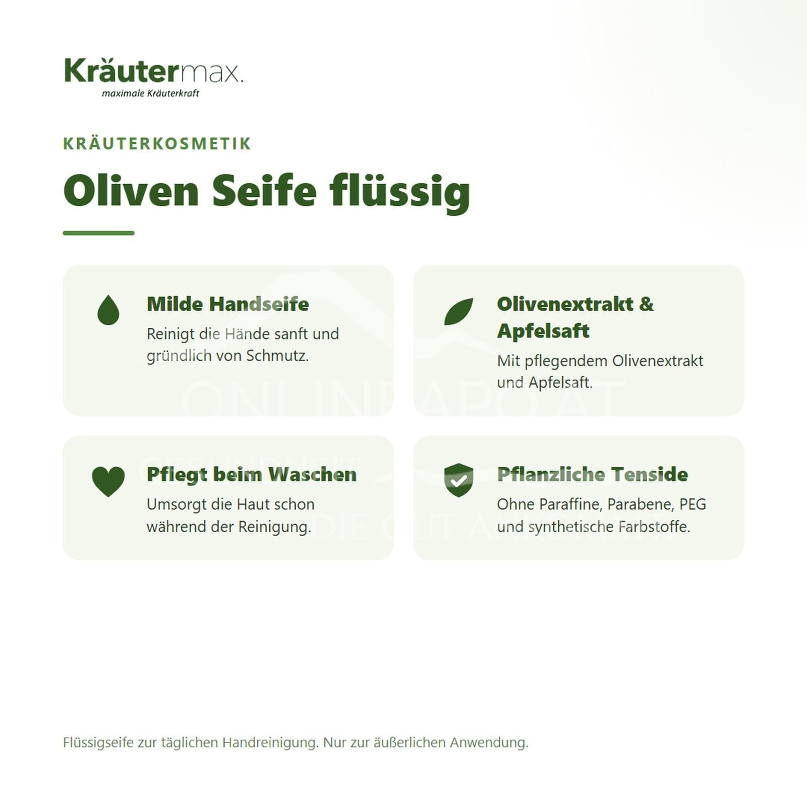Kräutermax Oliven Seife flüssig