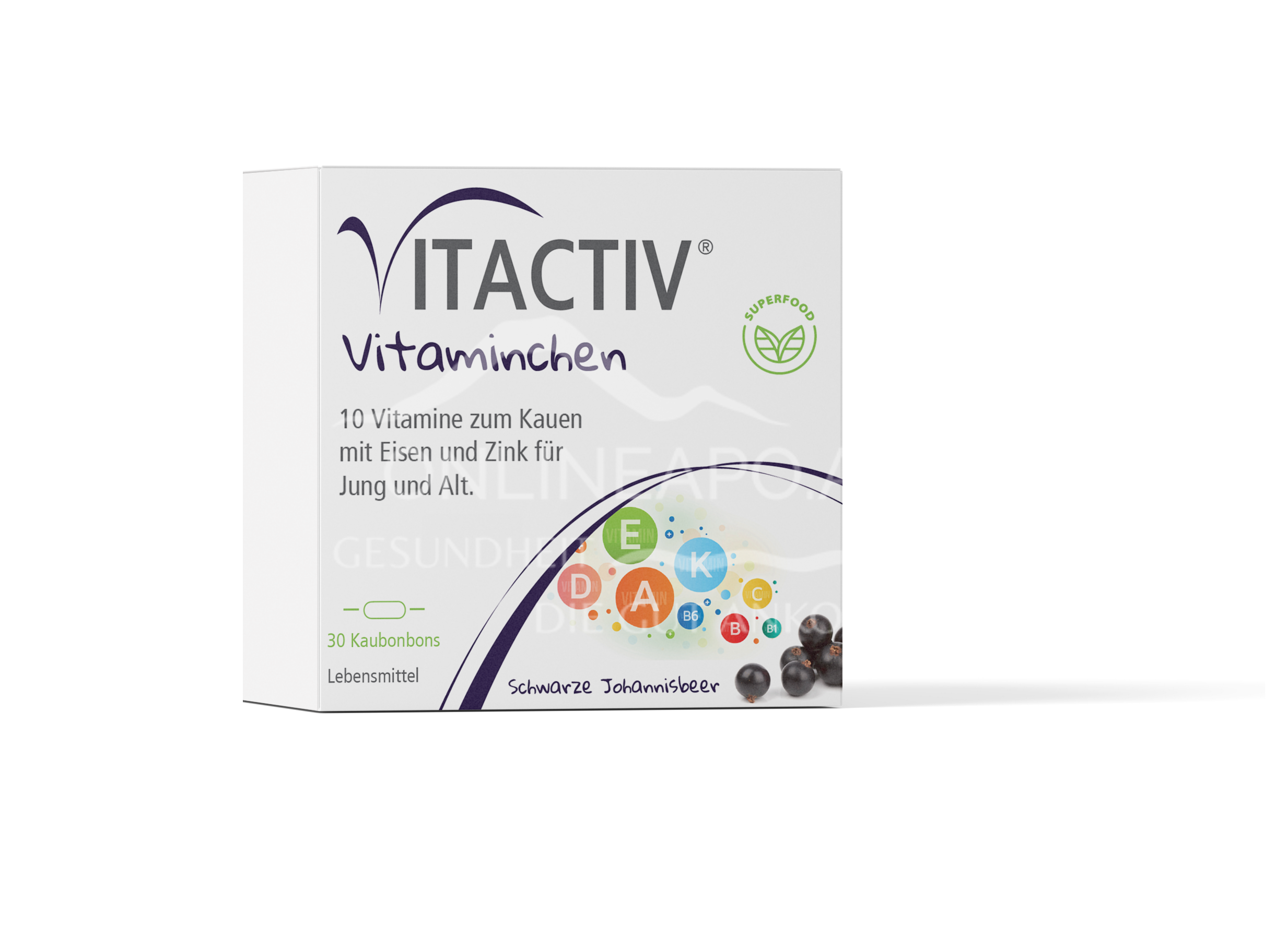 Vitactiv® Vitaminchen chewy sweets blackcurrant