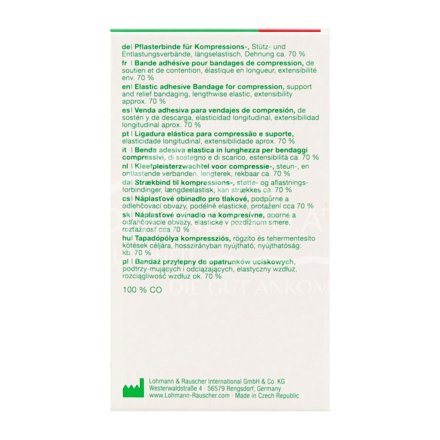 Porelast® longitudinally elasticated plaster bandage 10 cm x 2.5 m
