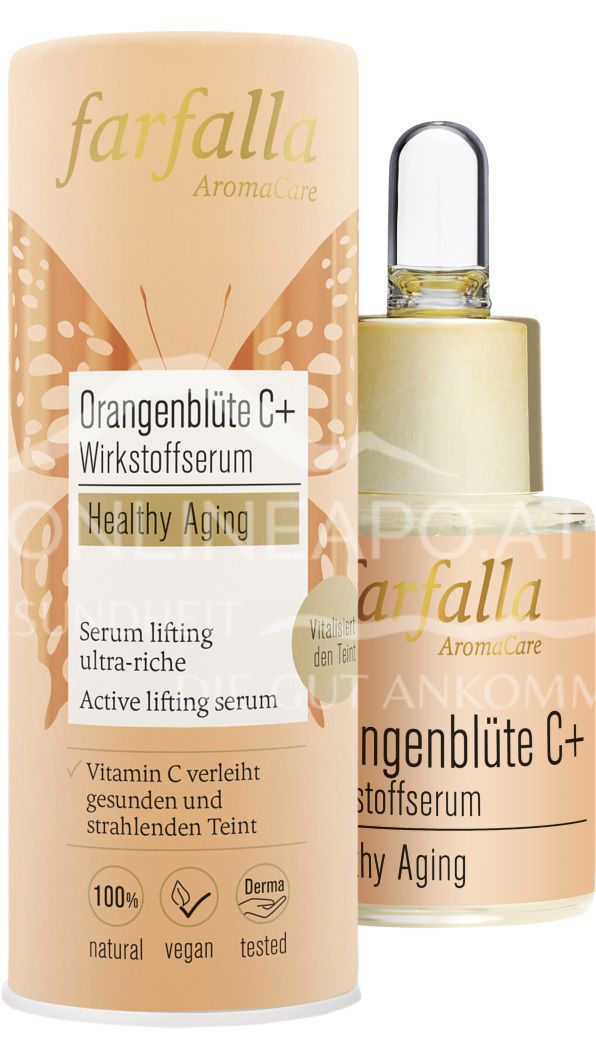 Farfalla Orange Blossom C+ Active Ingredient Serum, Healthy Aging