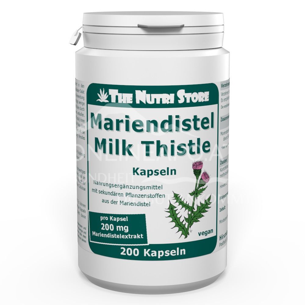 The Nutri Store Milk Thistle vegan capsules