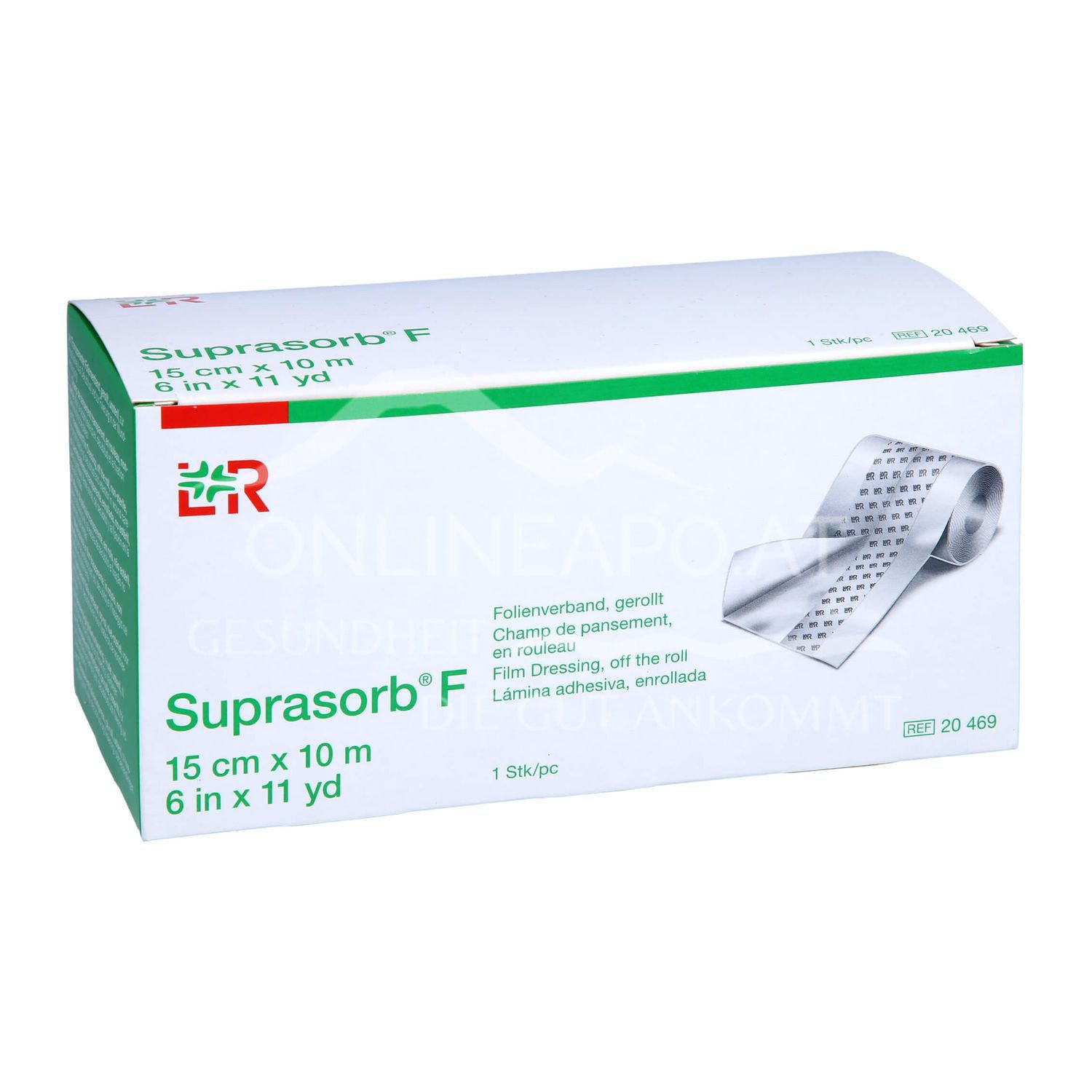 Suprasorb® F film dressing rolled, non-sterile, 15 cm x 10 m