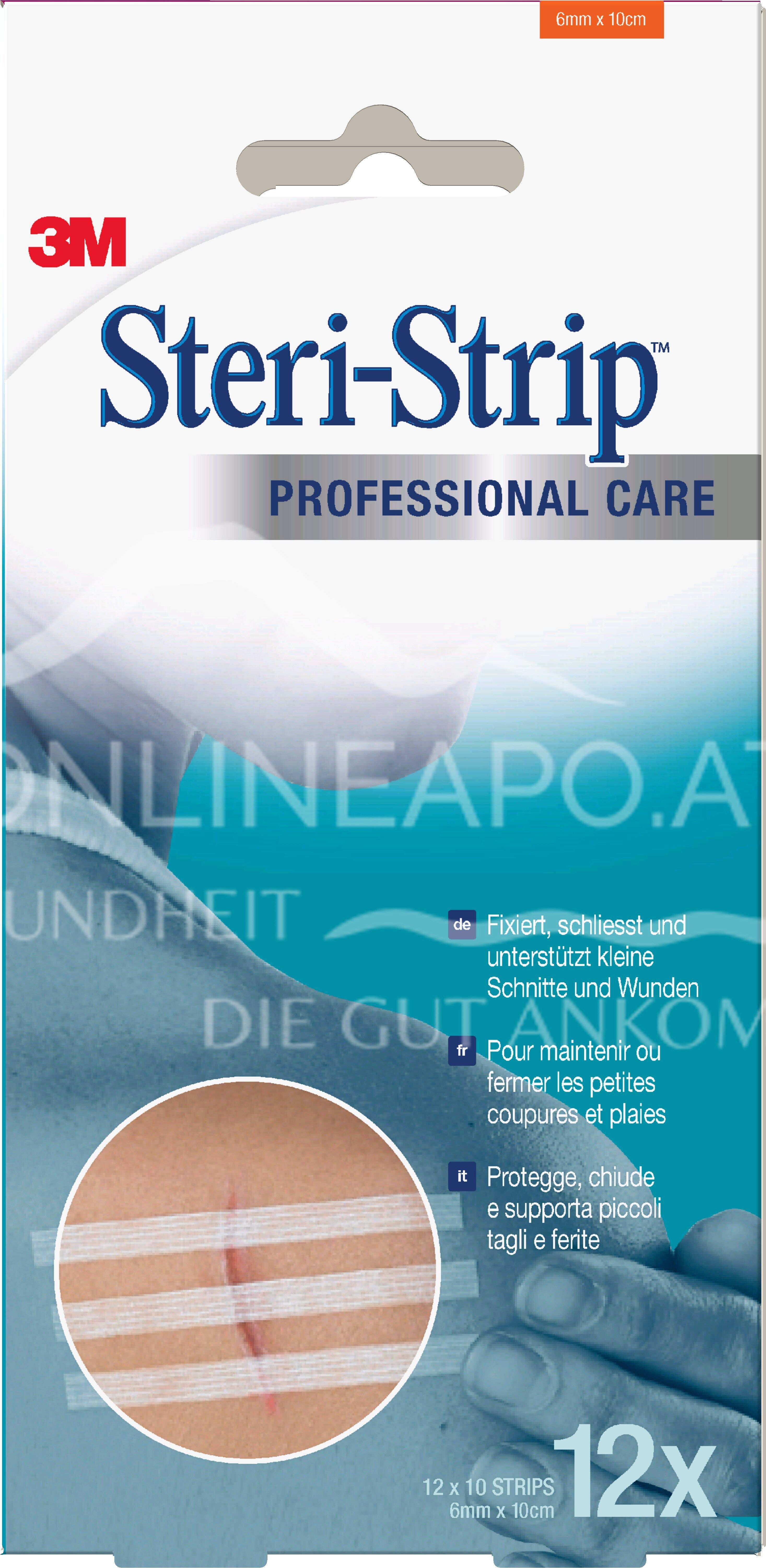 3M™ Steri-Strip™ Wound Closure Strip, 1546NP-12, 6 x 100 mm