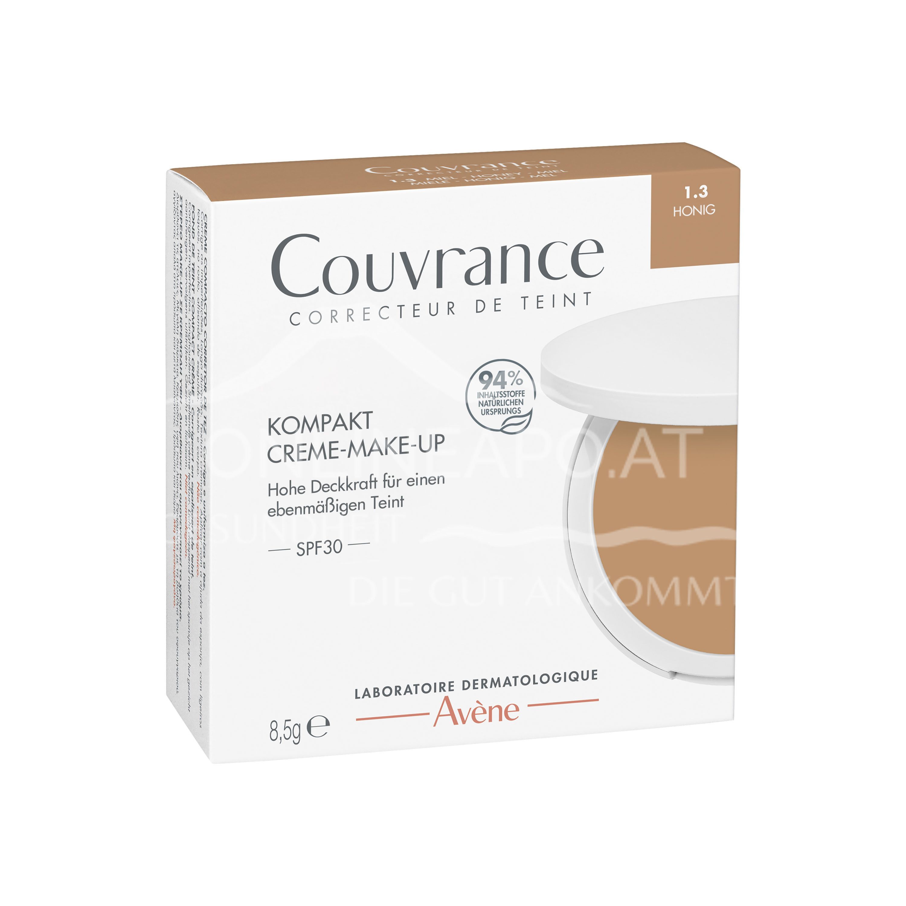 Avene Couvrance Kompakt Creme-Make-up 1.3 Honig - LSF 30