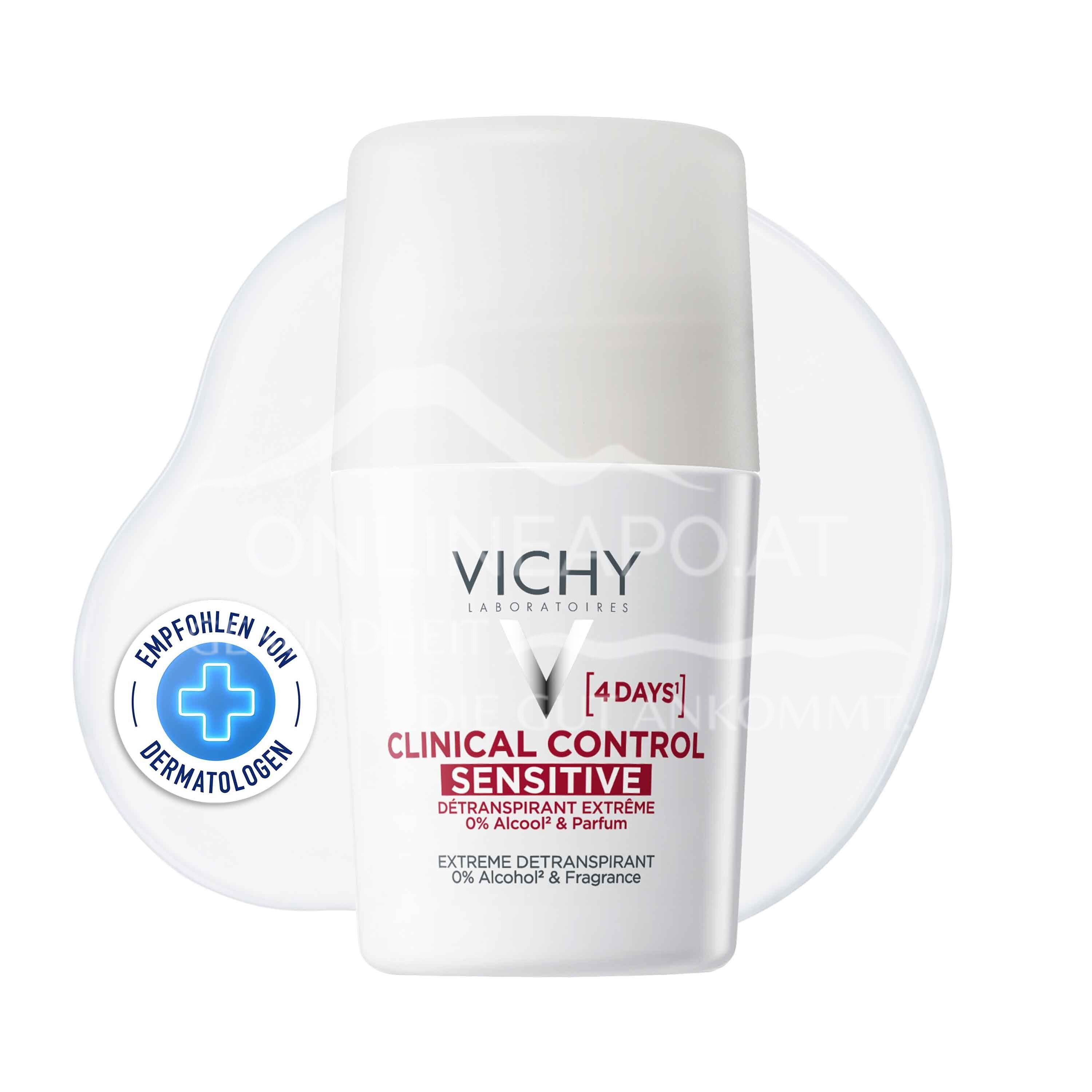 Vichy Clinical Control Sensitiv Antitranspirant Roll-On Deodorant
