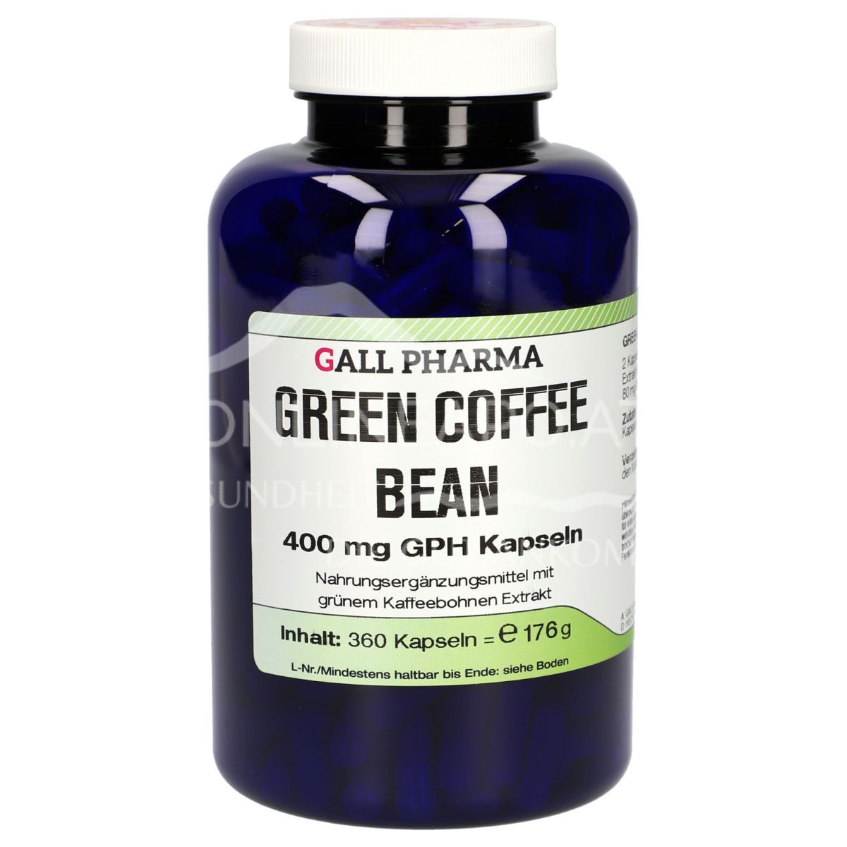 Gall Pharma Green Coffee Bean 400 mg capsules