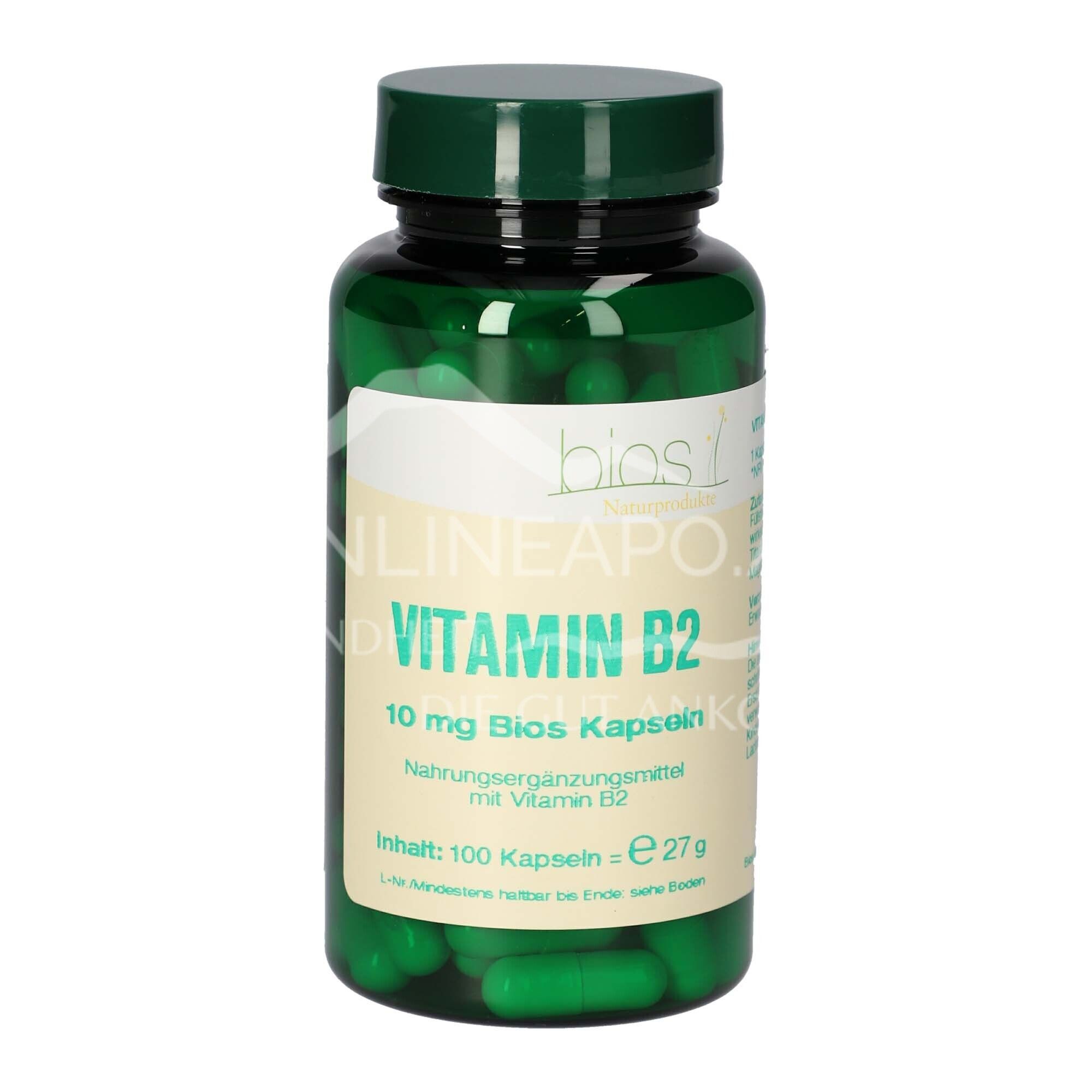 Bios Vitamin B2 10 mg capsules