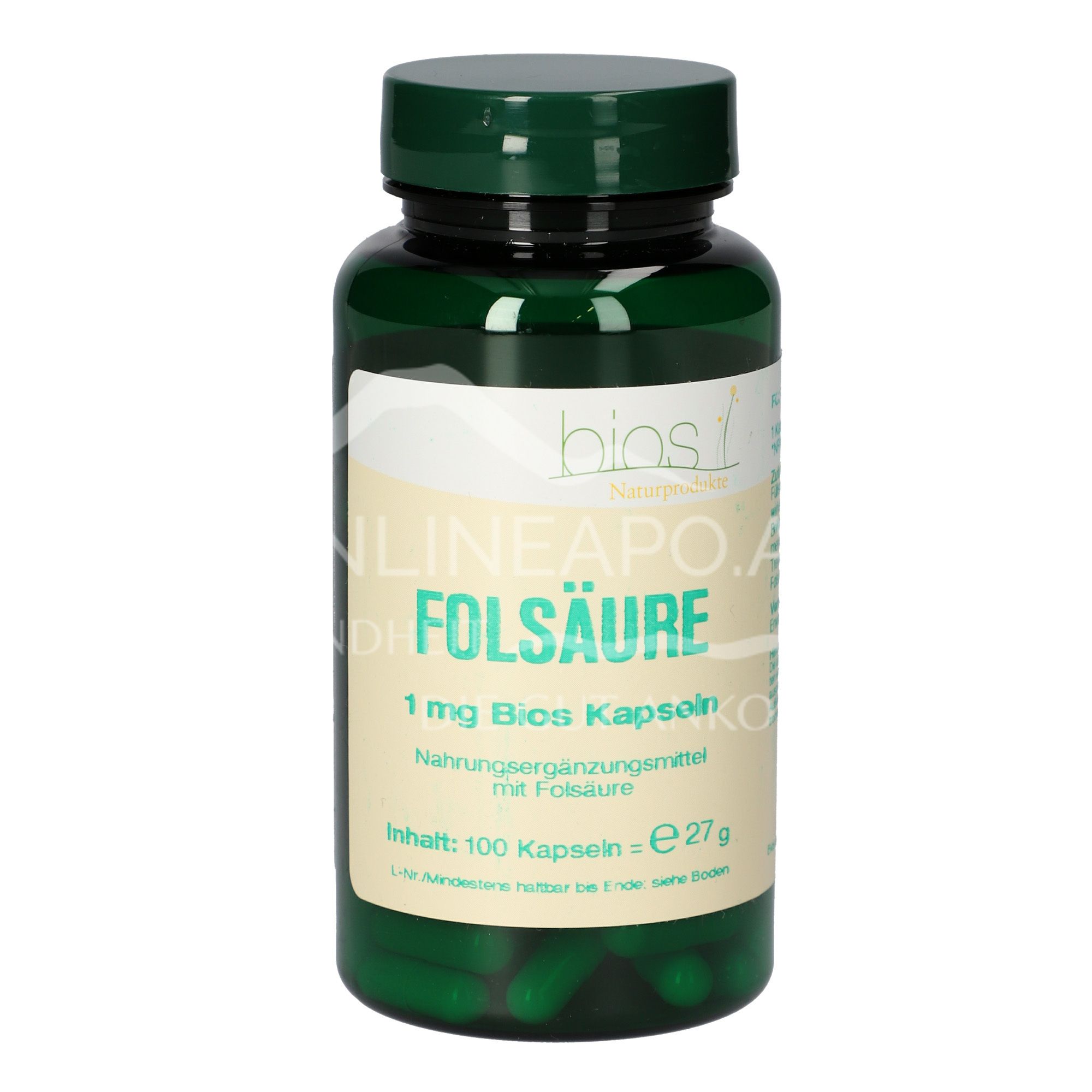 Bios Folsäure 1 mg Kapseln