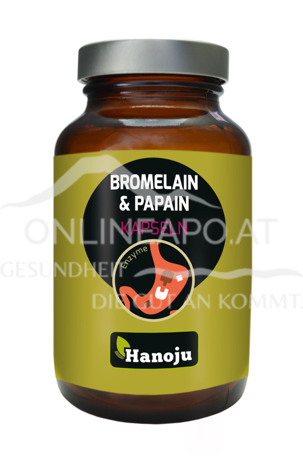Hanoju Bromelain + Papain 370 mg