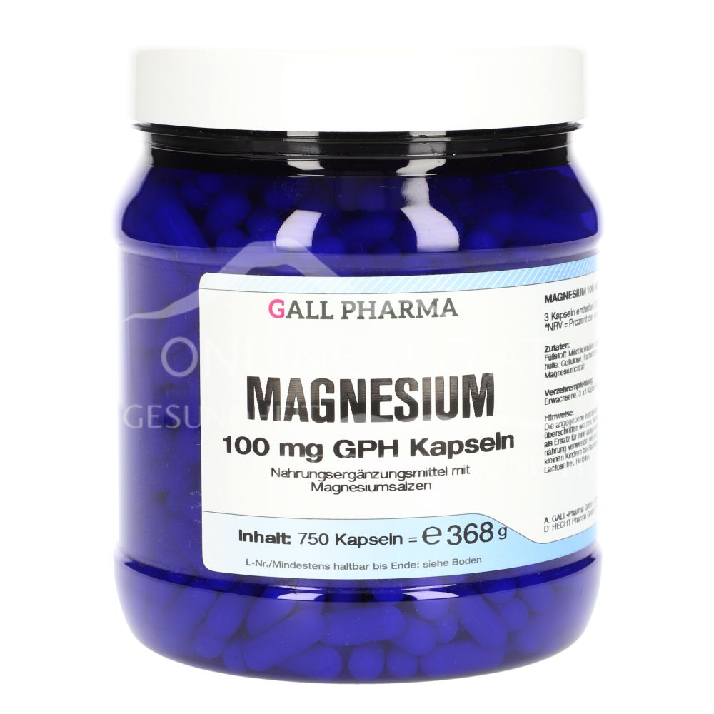 Gall Pharma Magnesium 100 mg capsules