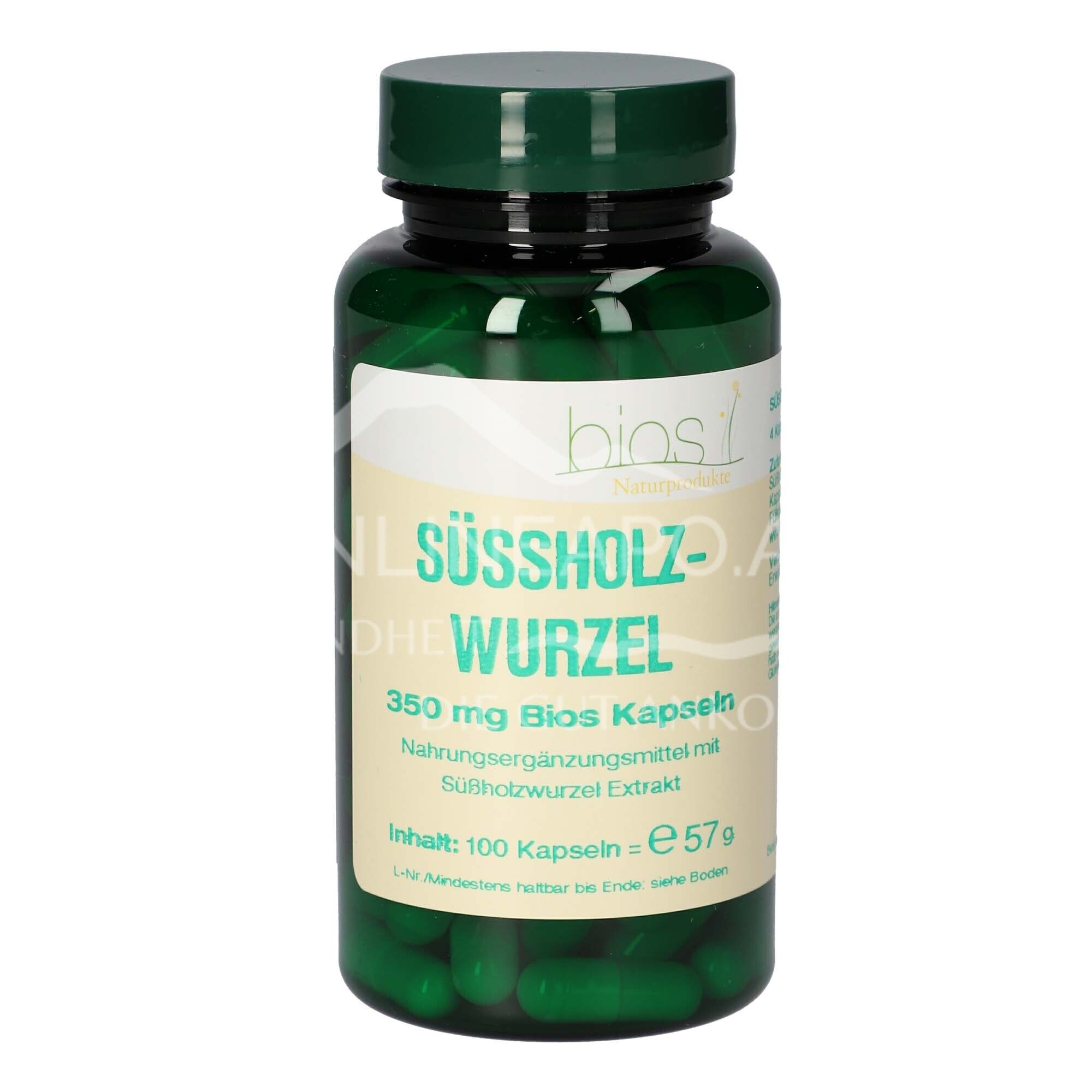 Bios Süssholzwurzel 350 mg Kapseln
