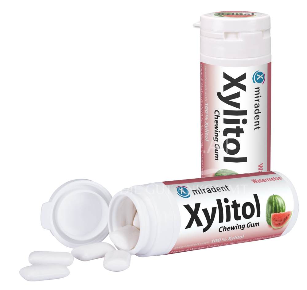 miradent Xylitol Chewing Gum Wassermelone