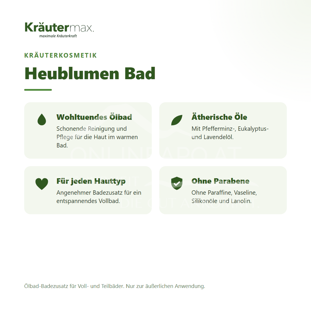 Kräutermax Heublumen Bad