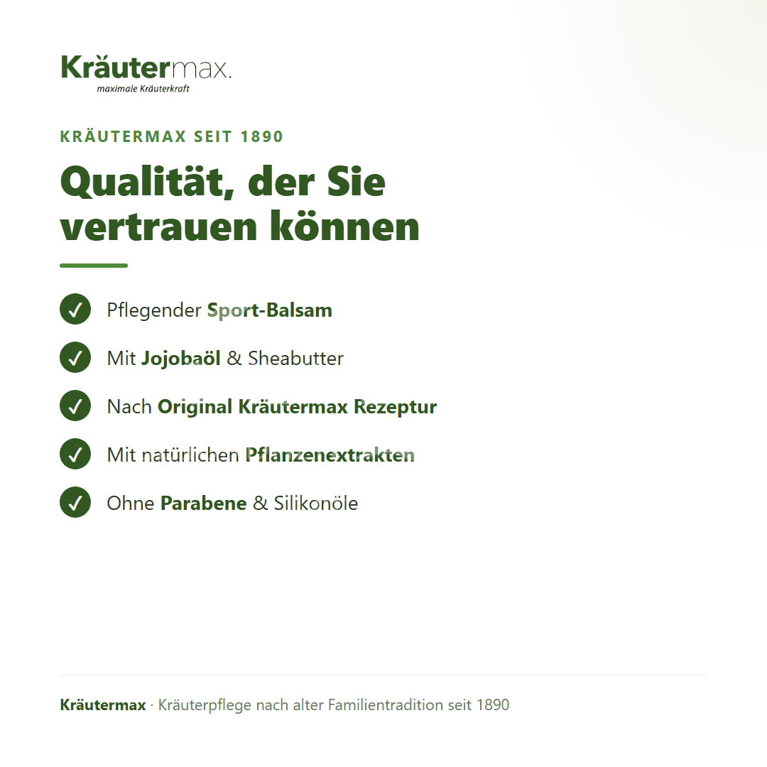 Kräutermax Sport Balsam