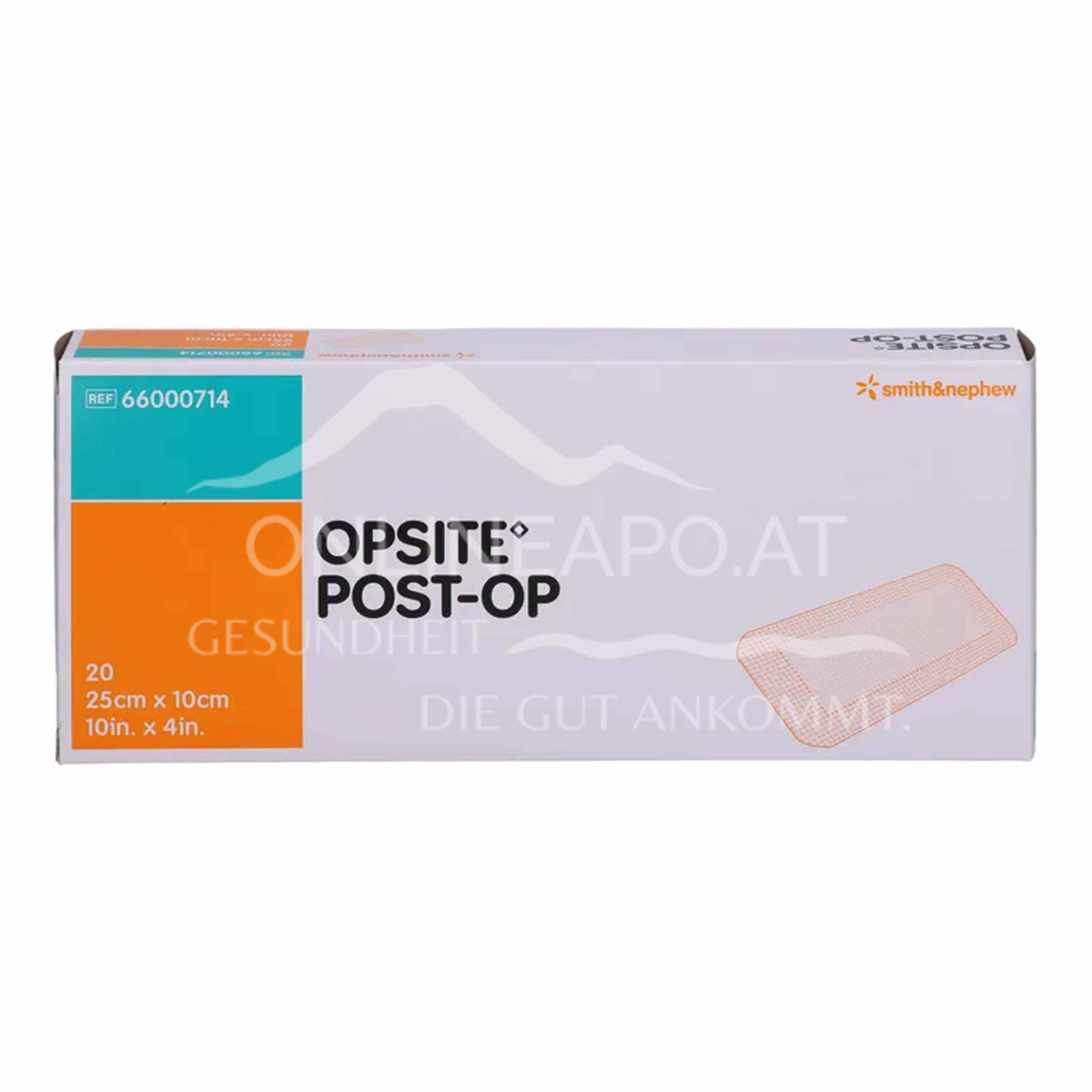 OPSITE POST-OP Folienverband mit Wundkissen steril, 10 x 25 cm