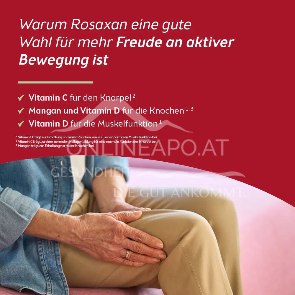 RosaXan® Saft 750 ml + Vitamin D Tabletten 20 Stück