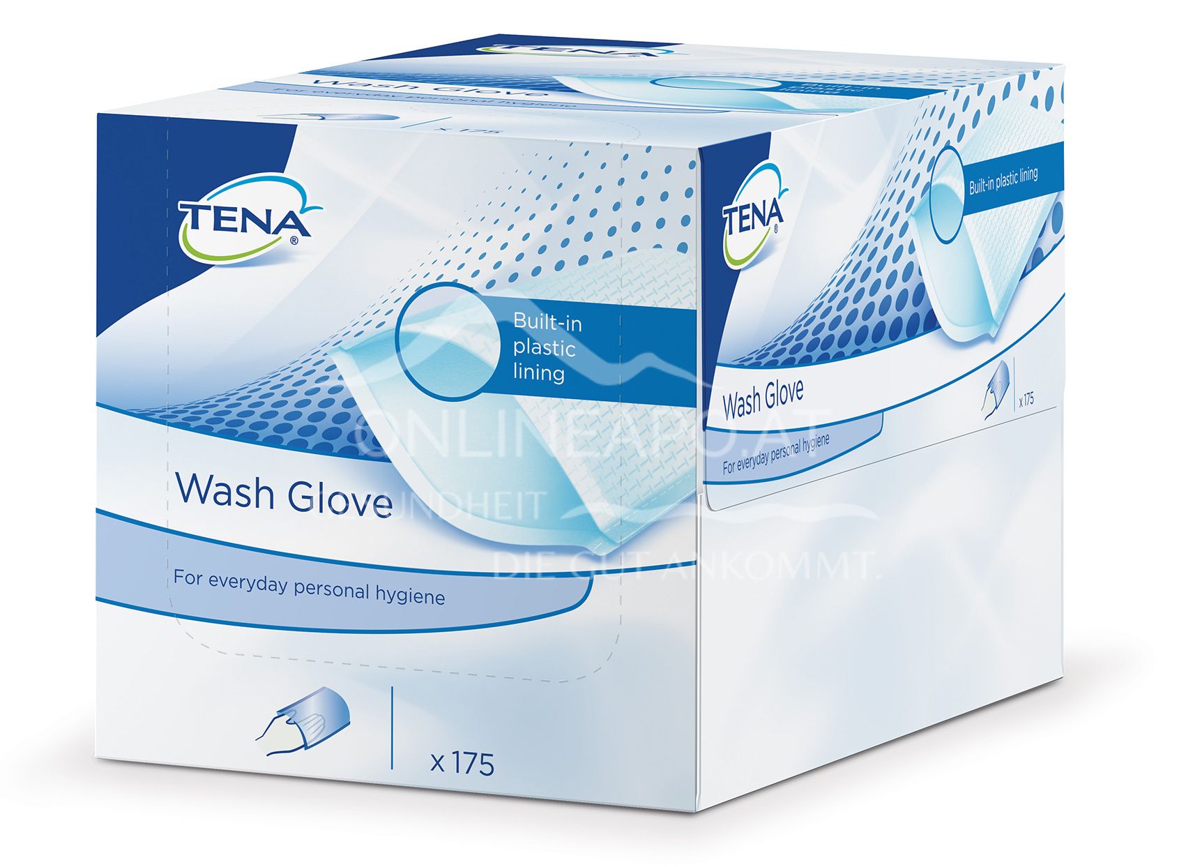TENA ProSkin Wash Gloves | Gefüttert mit Folie
