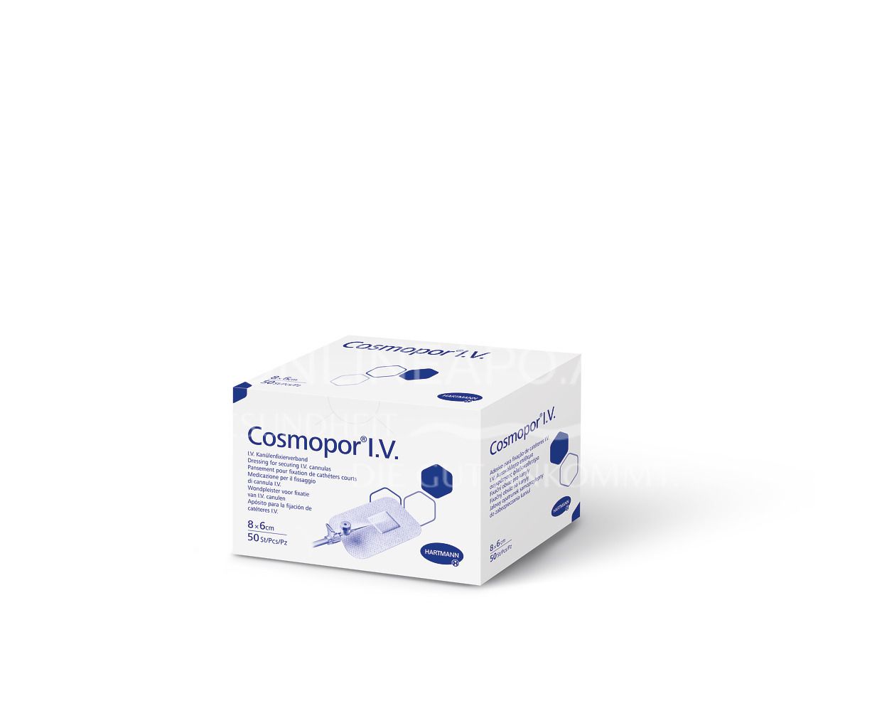 Cosmopor® I.V. Kanülenfixierverband 6 x 8 cm