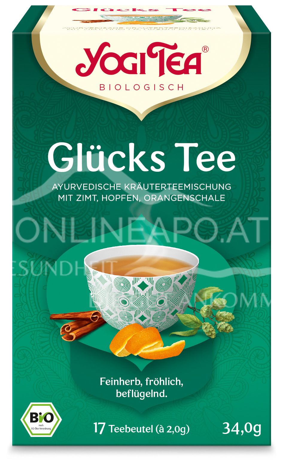 Yogi Tea Glücks Tee - Ayurvedic spice tea blend