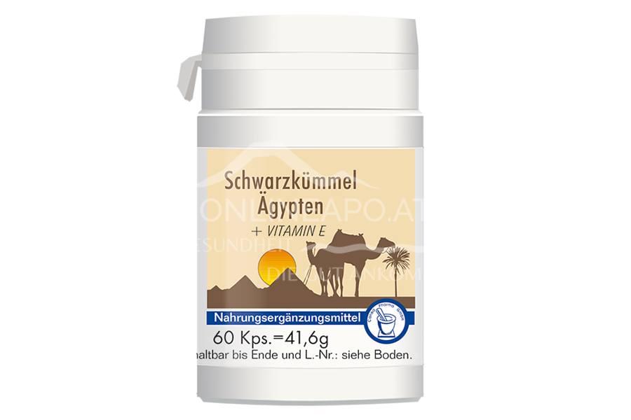 Canea Black Cumin Egypt + Vitamin E - Soft gelatine capsules