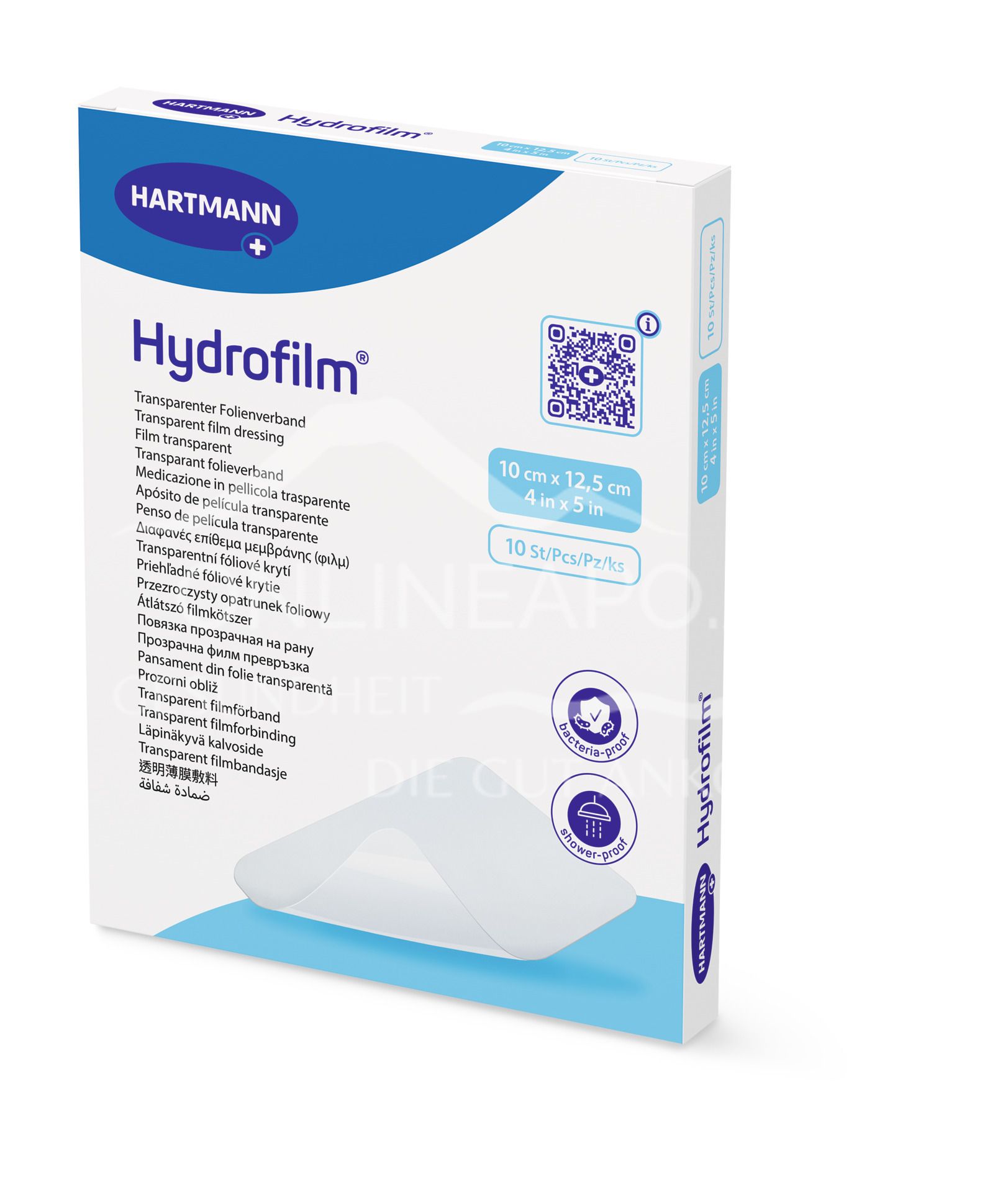 Hydrofilm® transparent bandage 10 x 12.5 cm