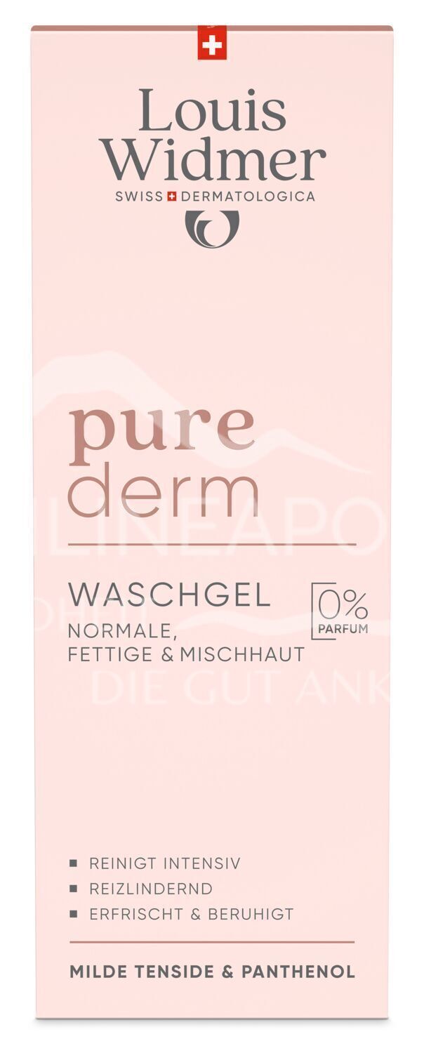 Louis Widmer purederm Waschgel - ohne Parfum
