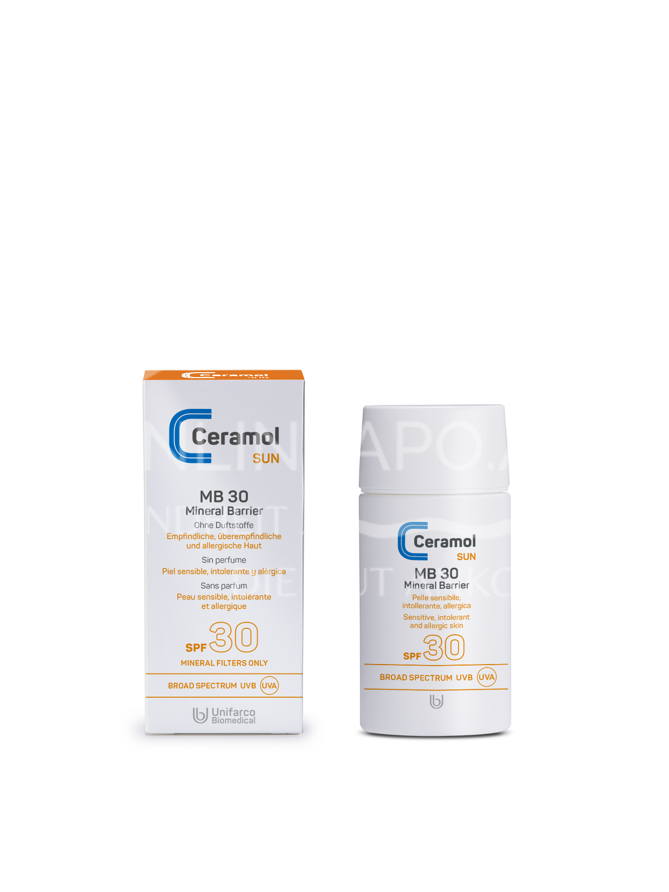SABE belle Ceramol Sun MB 30 Mineral Barrier