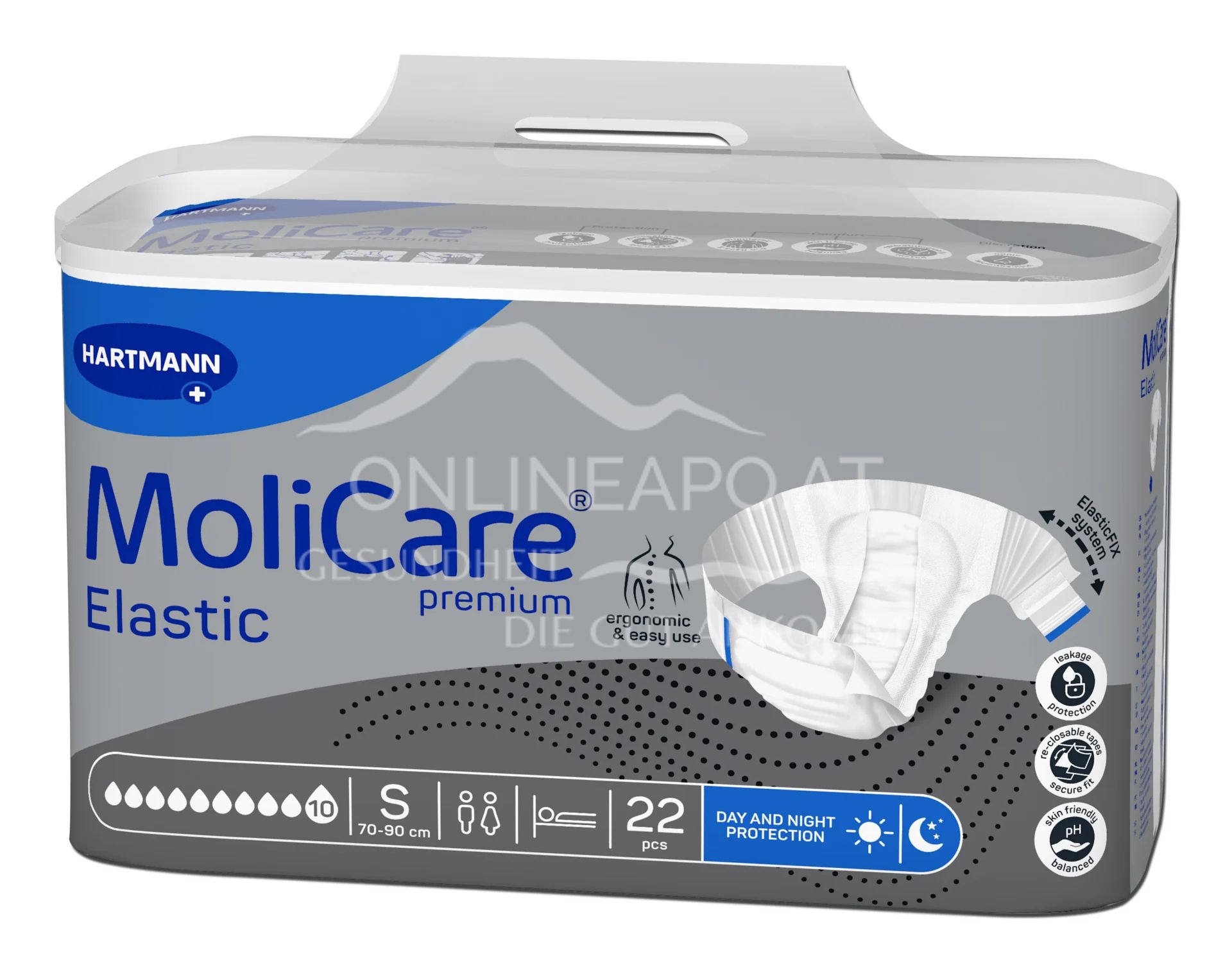 MoliCare® Premium Elastic 10 drops incontinence briefs Small