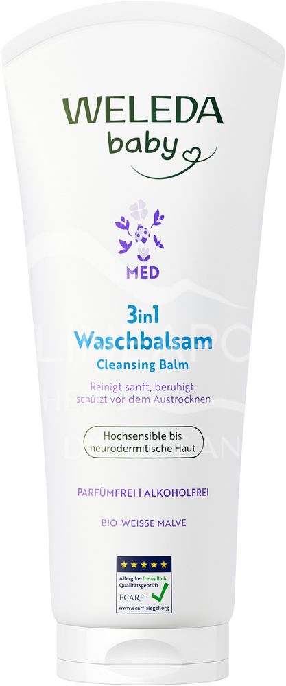 Weleda Baby MED 3 in 1 Waschbalsam Weisse Malve