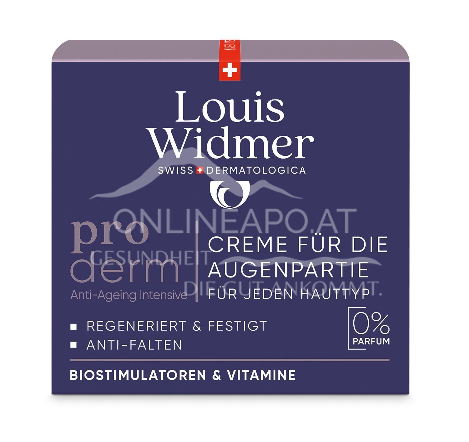 Louis Widmer proderm Creme für die Augenpartie - ohne Parfum