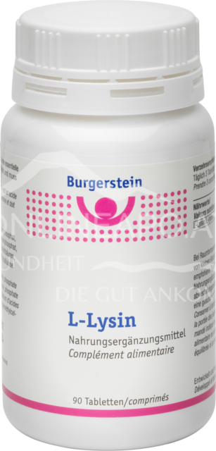 Burgerstein L-Lysin 500 mg Tabletten