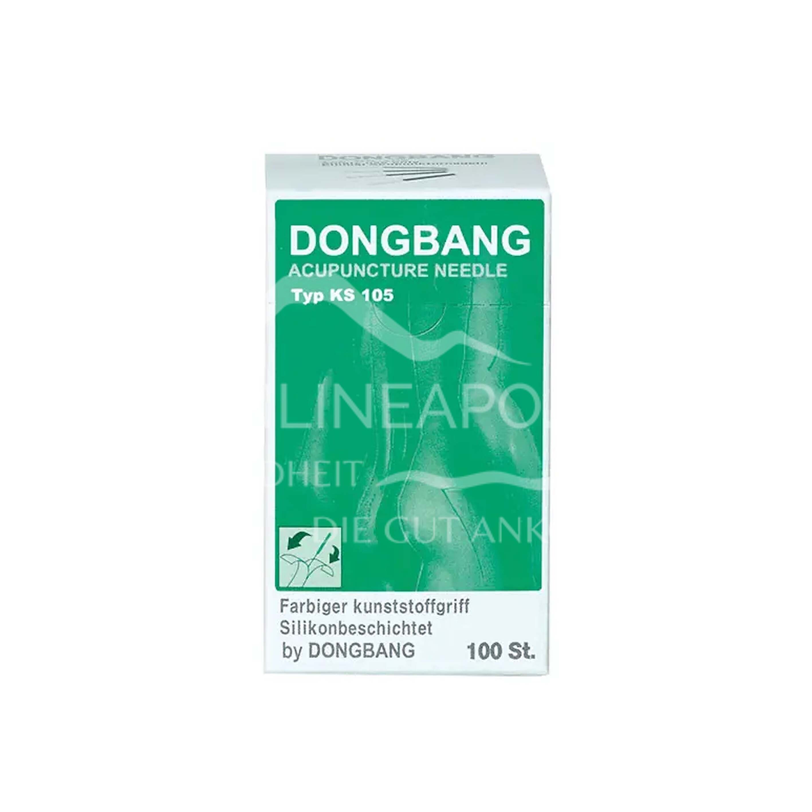 DONGBANG Akupunkturnadeln mit Kunststoffgriff, Typ KS 105, Violett, 0,25 x 25 mm