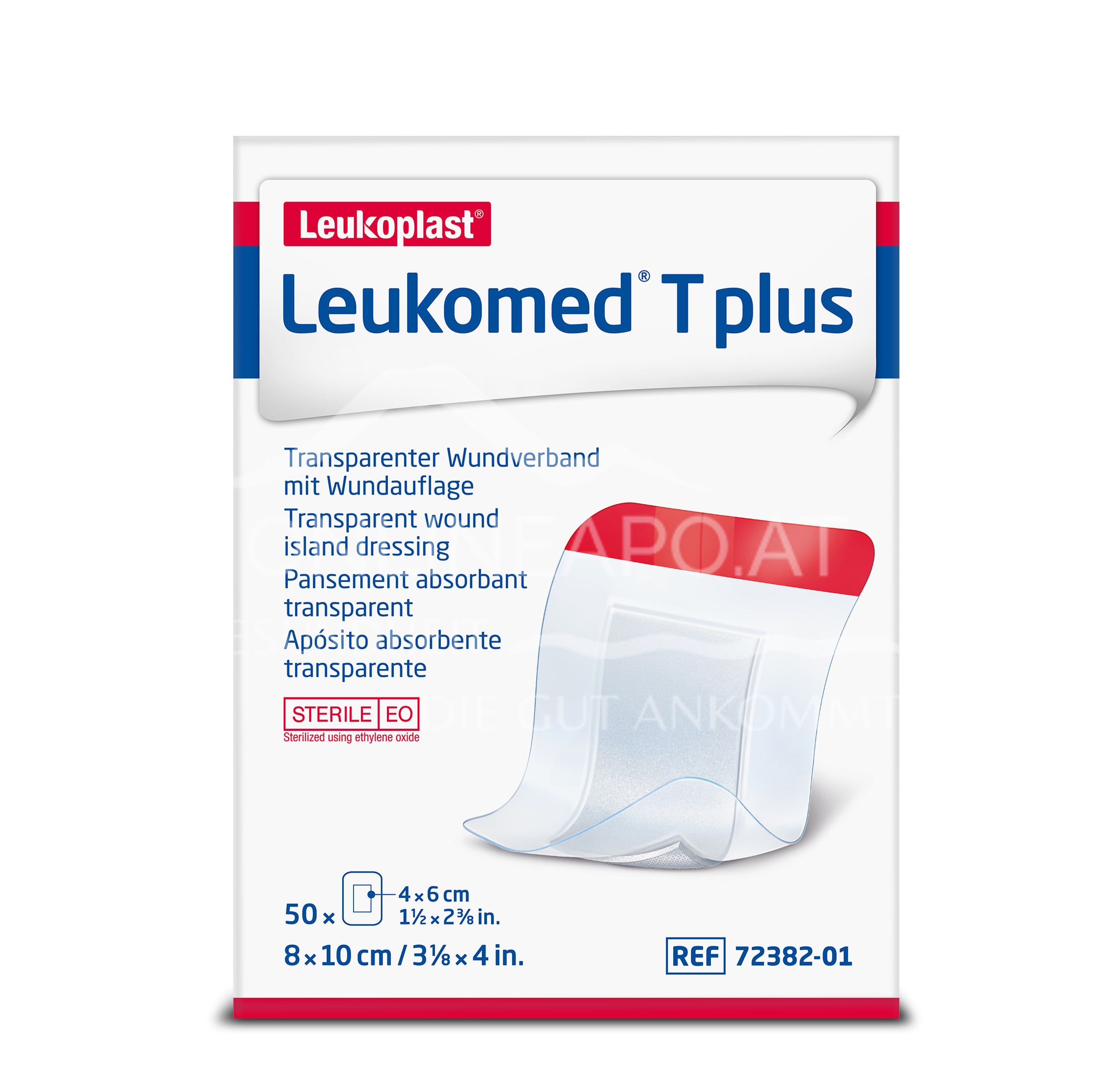 Leukomed ® T plus Transparent wound dressing with wound pad 8 x 10 cm