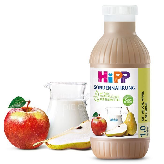 HiPP Sondennahrung mit Milch, Apfel und Birne 500 ml