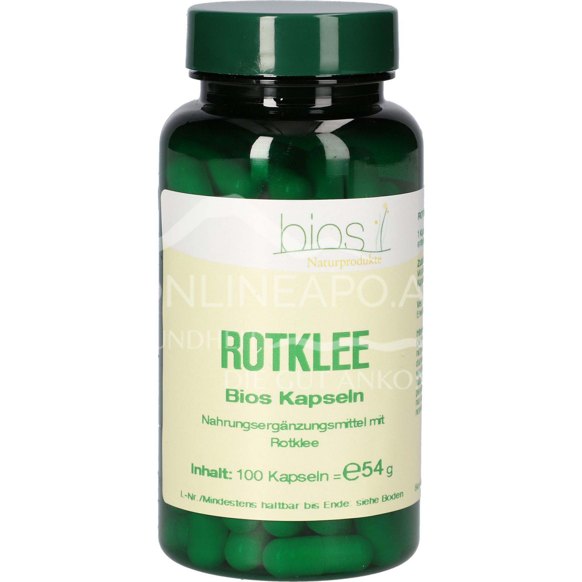 Bios Rotklee 215 mg Kapseln