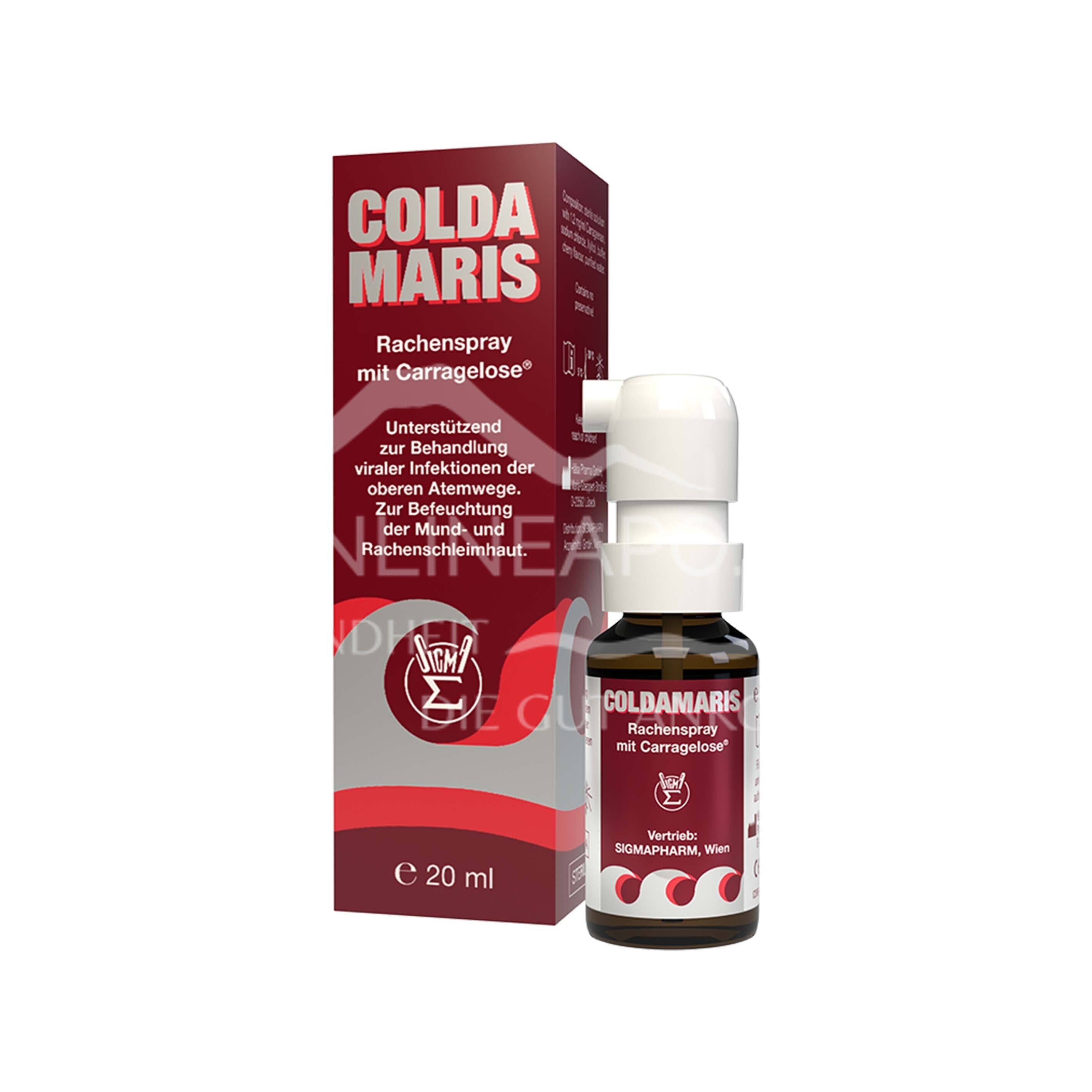COLDAMARIS throat spray with Carragelose®