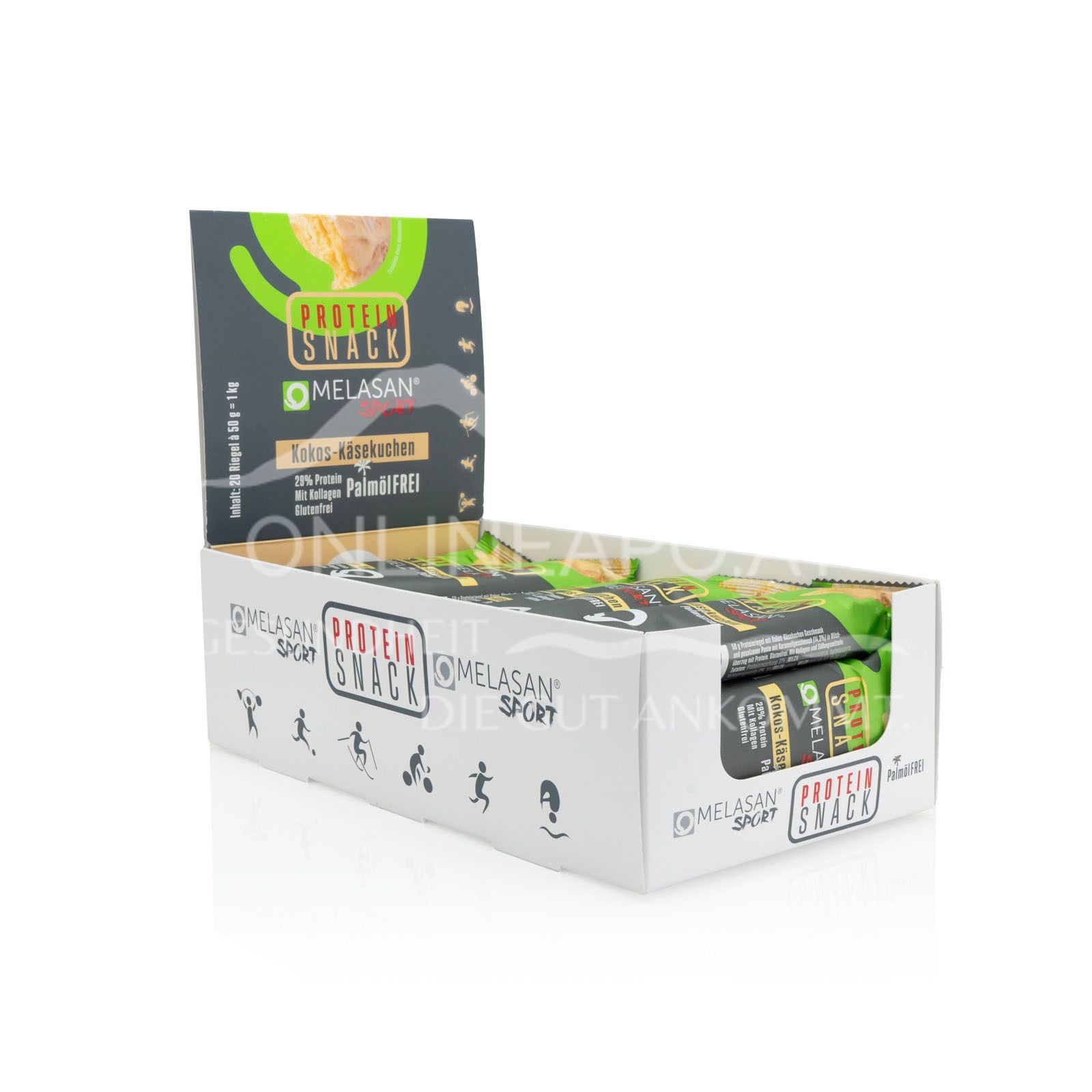 Melasan PROTEIN SNACK Kokos-Käsekuchen Riegel 50 g