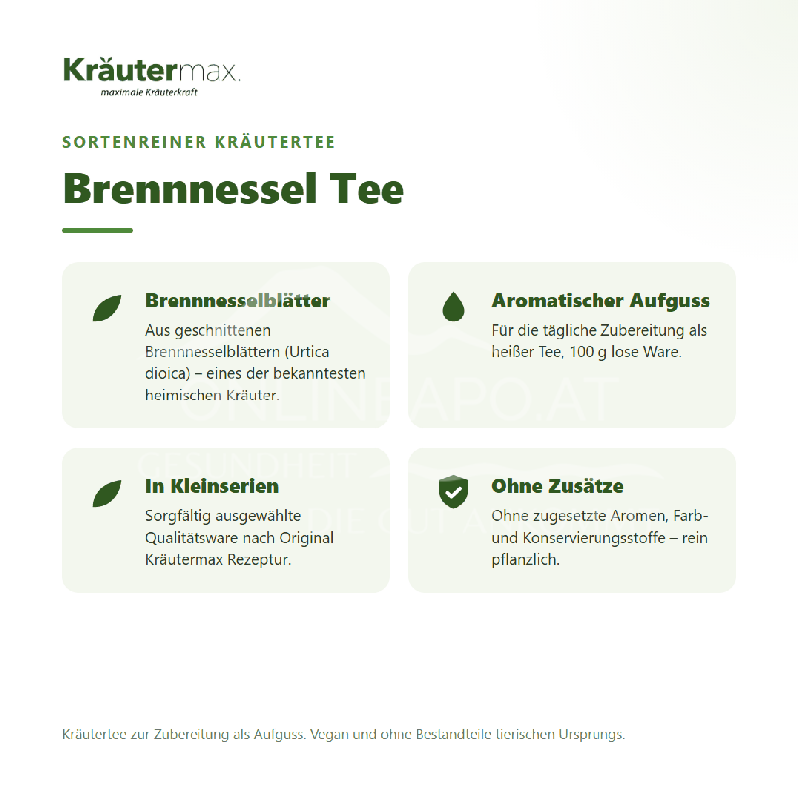 Kräutermax Brennnessel Tee