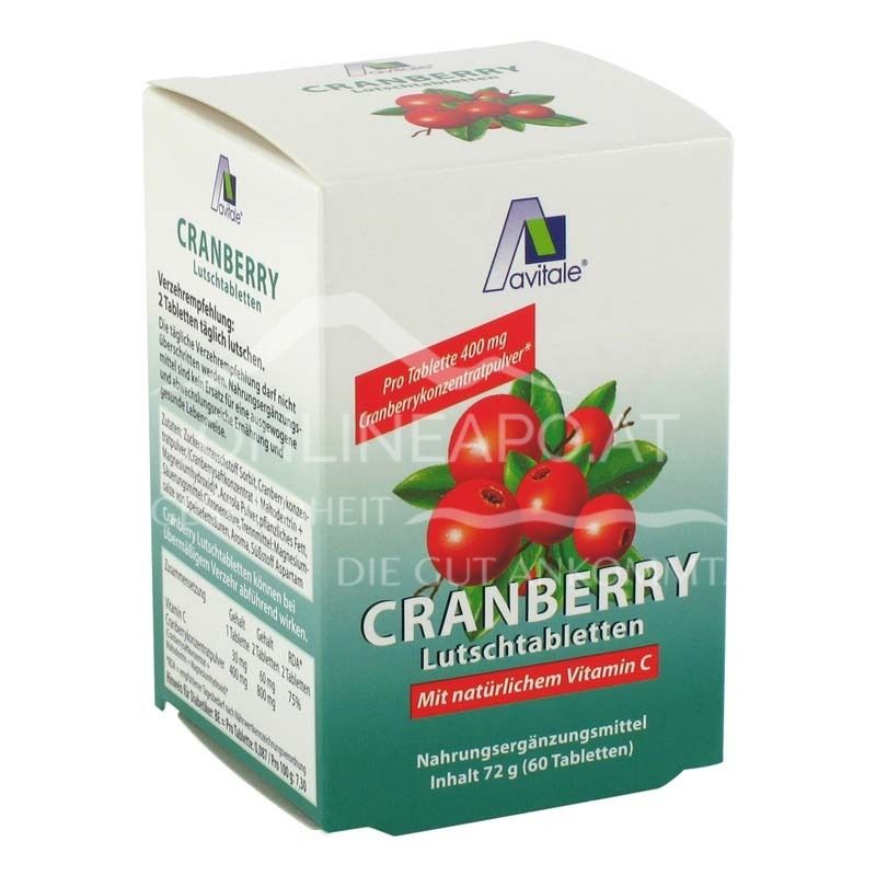 Avitale Cranberry Lutschtabletten