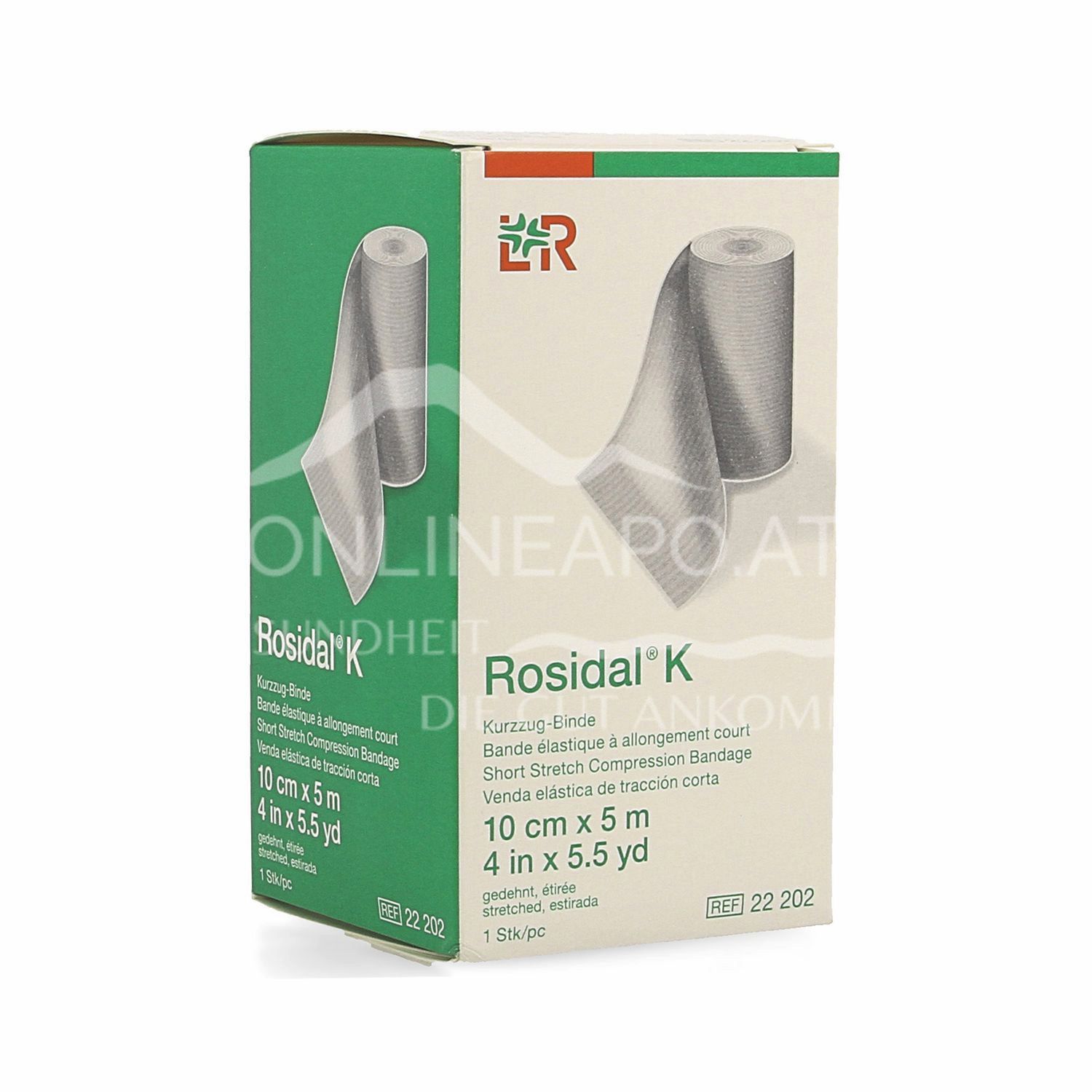 Rosidal® K (kräftig) Kurzzugbinde 10 cm x 5 m