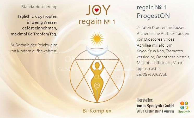 ionis Spagyrik JOY regain No.01 ProgestON Bi-Komplex Tropfen