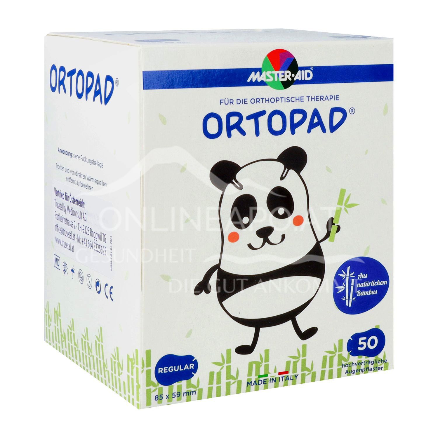 ORTOPAD® Augenokklusionspflaster Weiß Regular 85 x 59 mm