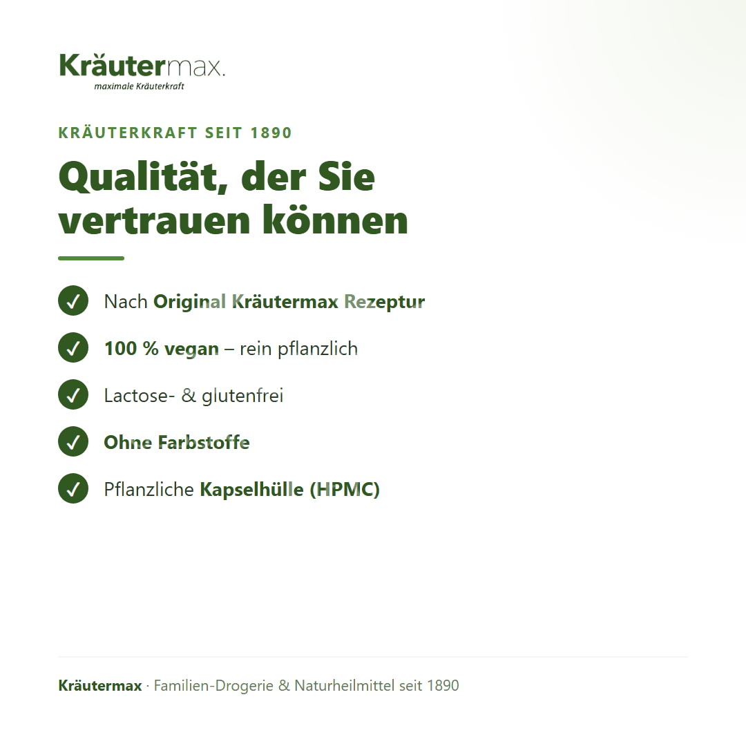 Kräutermax Kürbiskern plus Kapseln