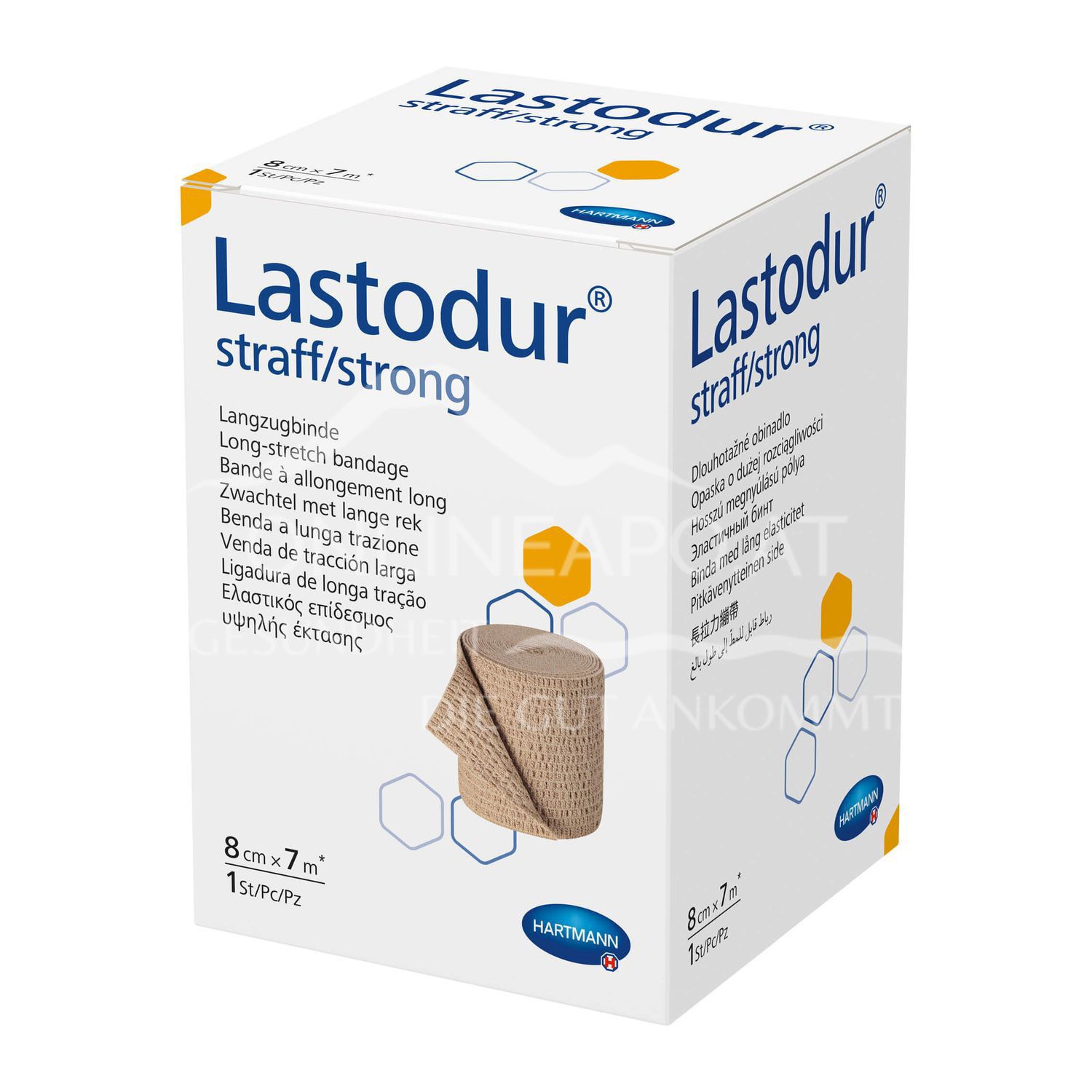 Lastodur® strong Permanently elasticated long-stretch bandage 8 cm x 7 m