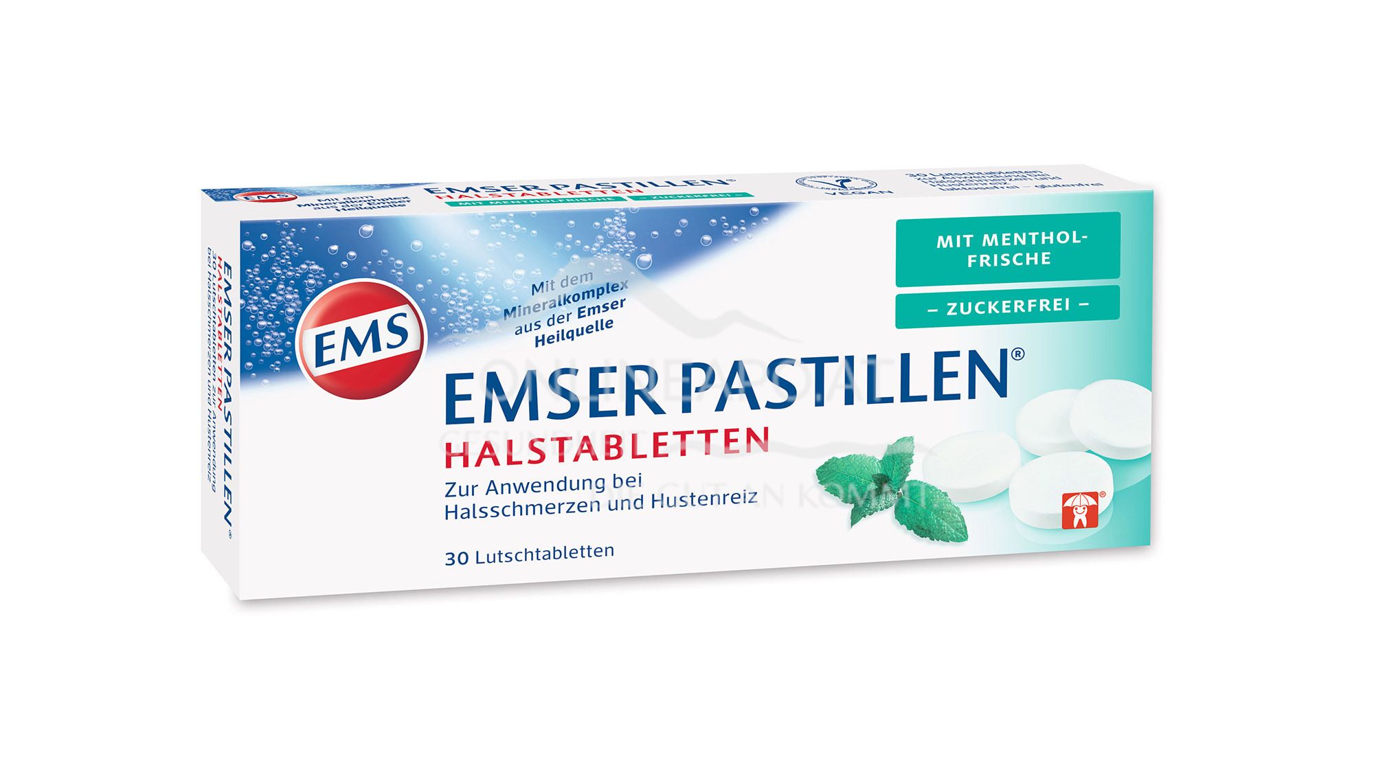 Emser Pastillen® Halstabletten mit Mentholfrische, zuckerfrei