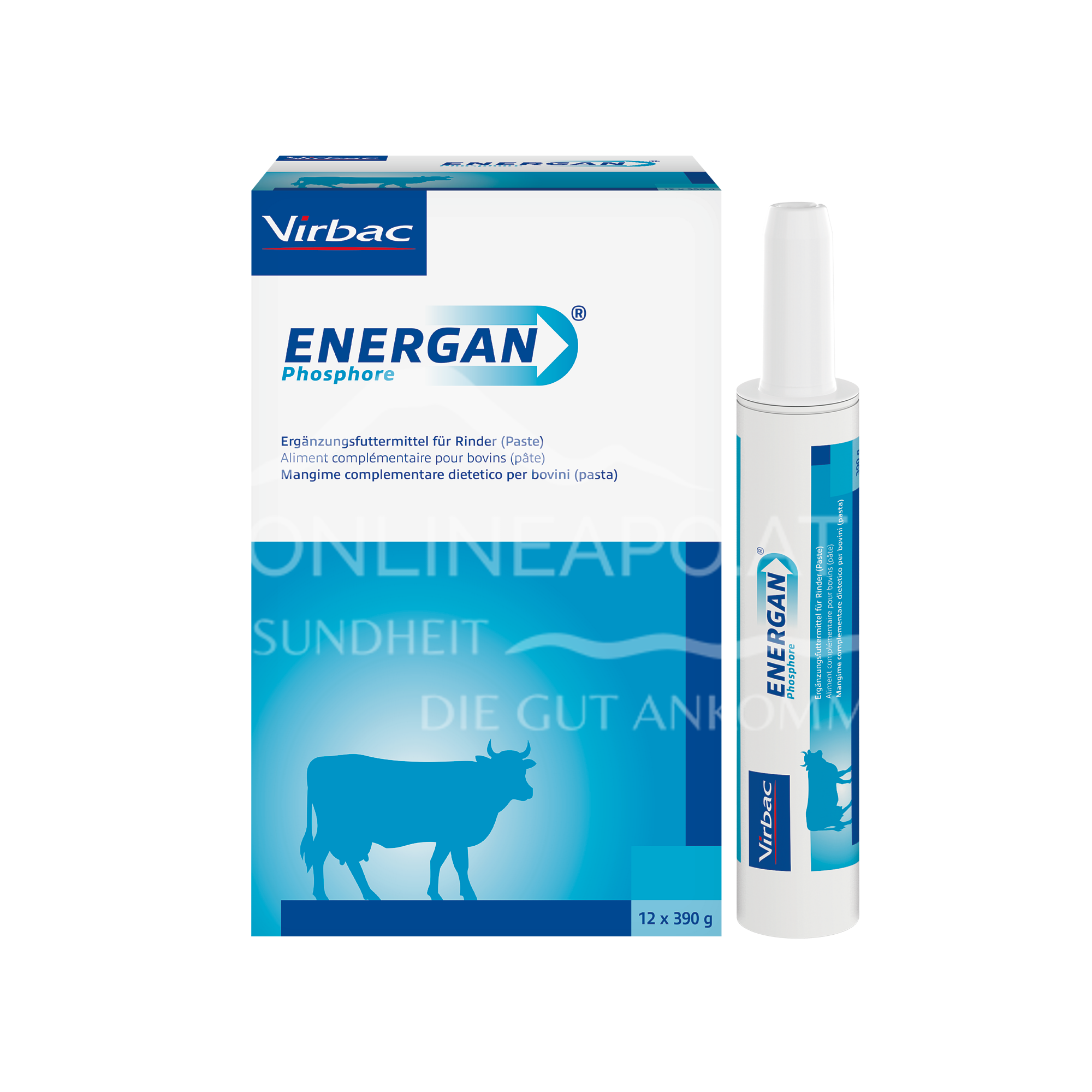 Energan Phosphor Paste für Rinder 12 x 390 g Patronen