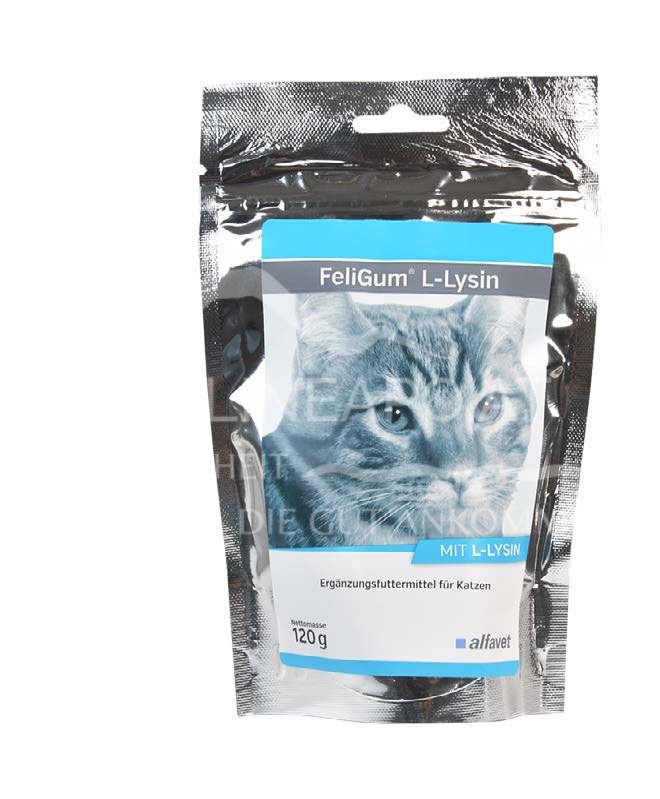 alfavet FeliGum L-Lysin Kaudrops für Katzen